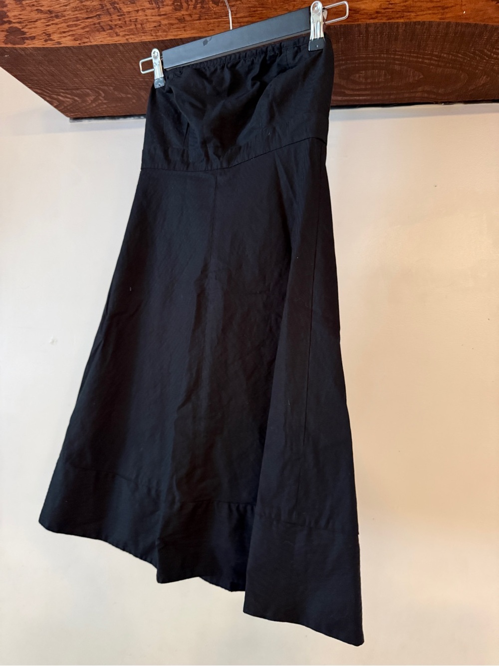 Y2K GAP Strapless Black dress Size 2 Like New